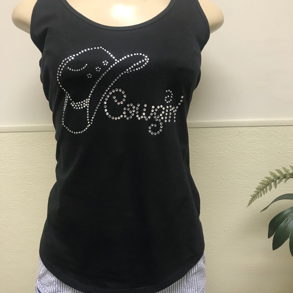 Ladies rhinestone Blinged Cowgirl Tank S-Lg